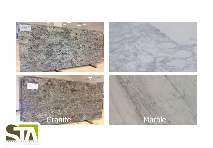 HOW TO DIFFERENTIATE BETWEEN MARBLE, GRANITE, AND QUARTZ PT 2