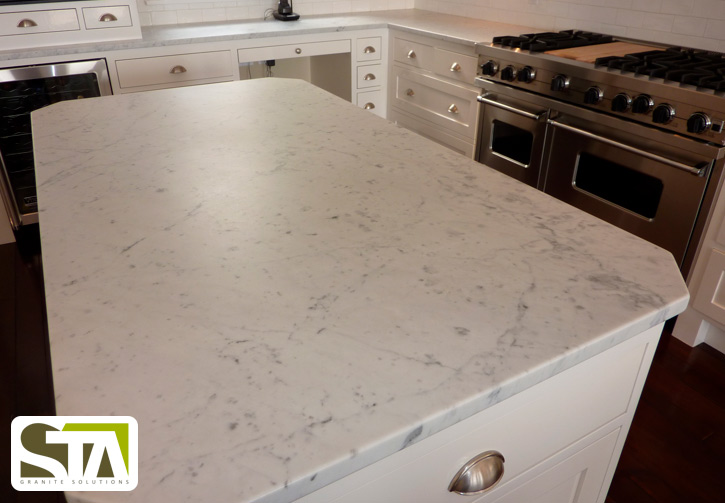 POLISHED MARBLE FINISHES FOR A COUNTERTOP PT 1